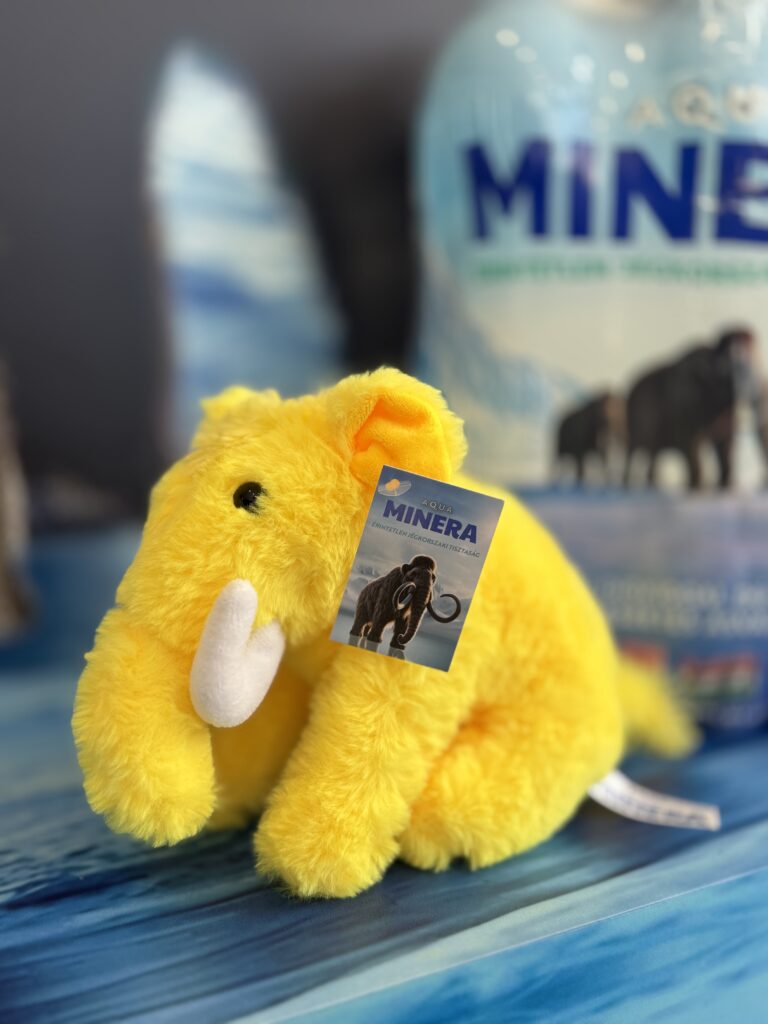 Cuki plüss aqua minera mamut figura